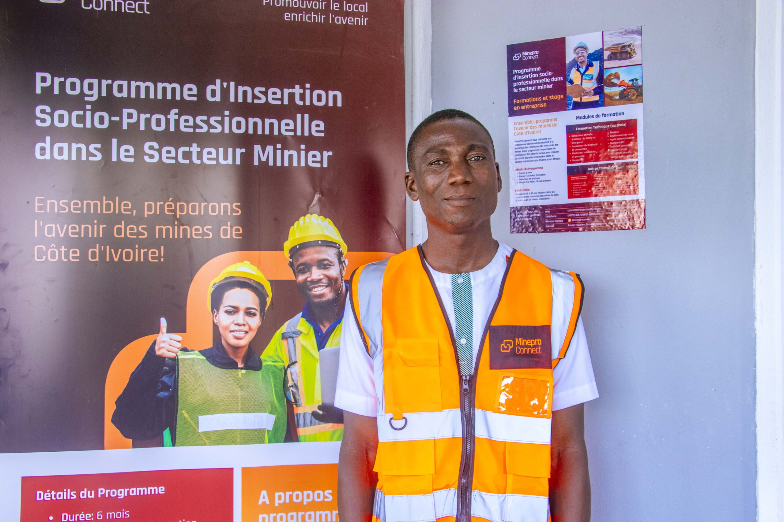 Témoignage de Detoua Agée, apprenant en conduite d&rsquo;engin-pelle