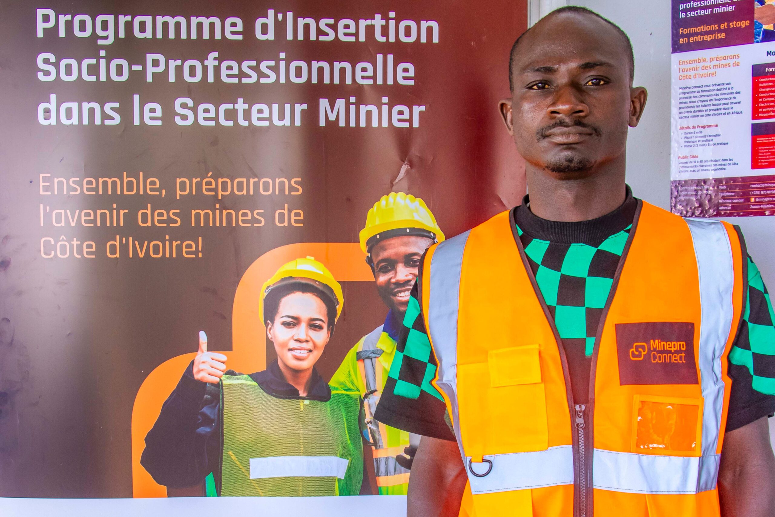 Témoignage de Tokpa Tia Médard, apprenant en conduite d&rsquo;engin-pelle